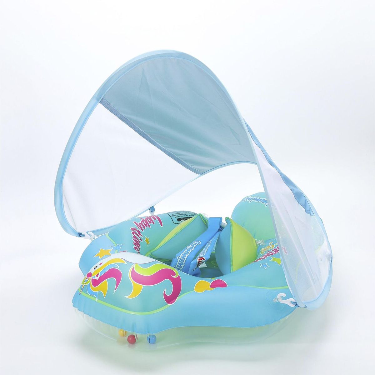 MULTIPLACE COLOMBIA - Flotador para Bebé con Sombrilla Ajustable-