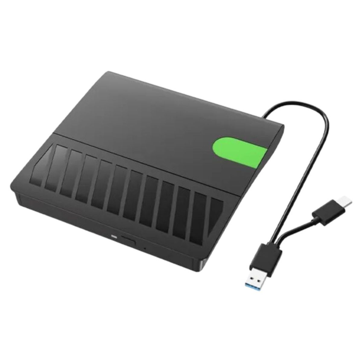 GENERICO - Unidad Lector Quemador De Cd Dvd Externa Velocidad 24x USB 3.0 USB-C