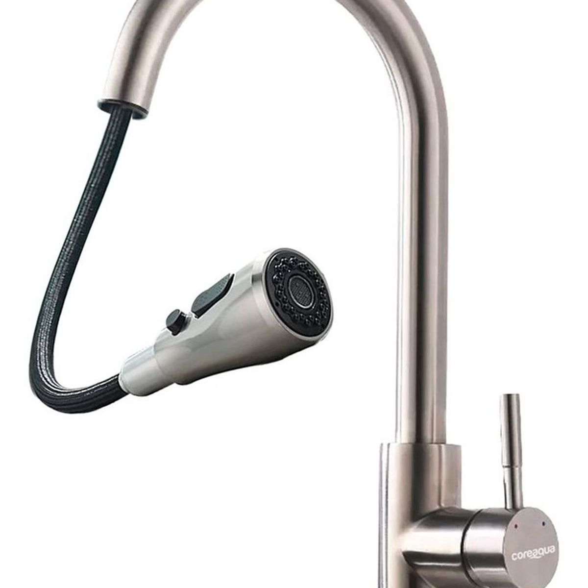 CASATUA - Llave Monomando Lavaplatos Extraible Griferia Cocina Coreaqu-