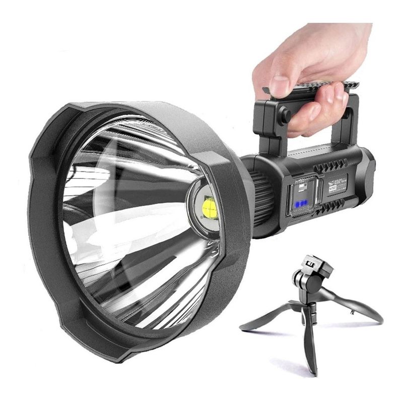 MAXWELL - Linterna Largo Alcance Maxwell Recargable Usb Impermeable-