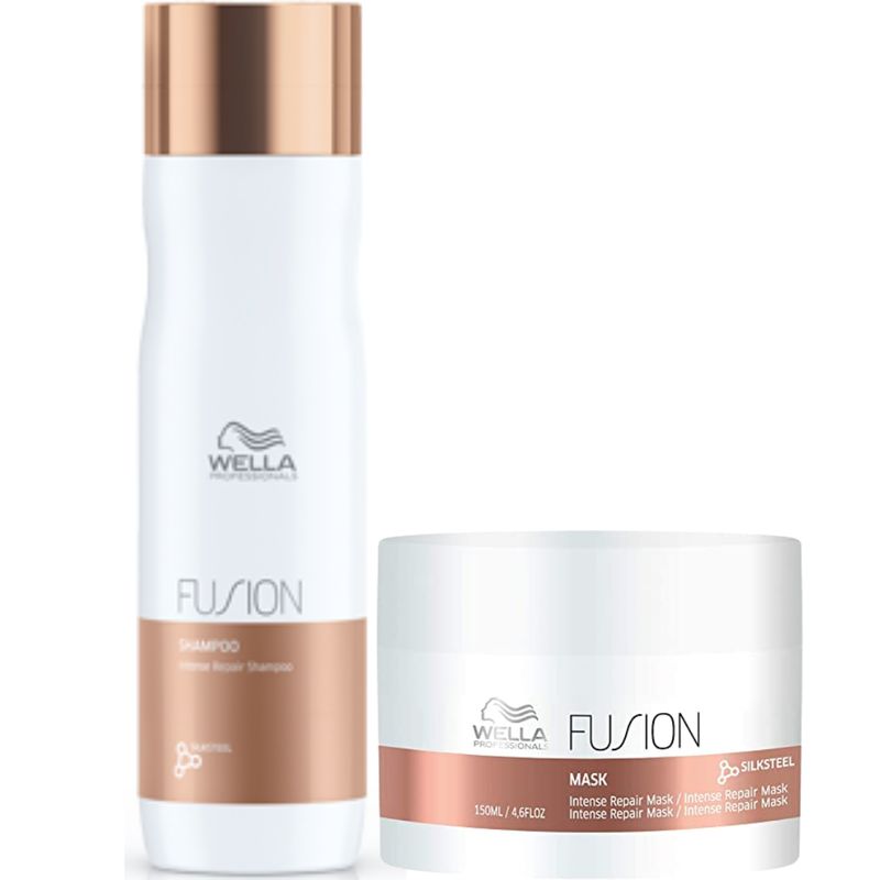 WELLA - Kit Wella Fusion Reparación Shampoo + Mascarilla