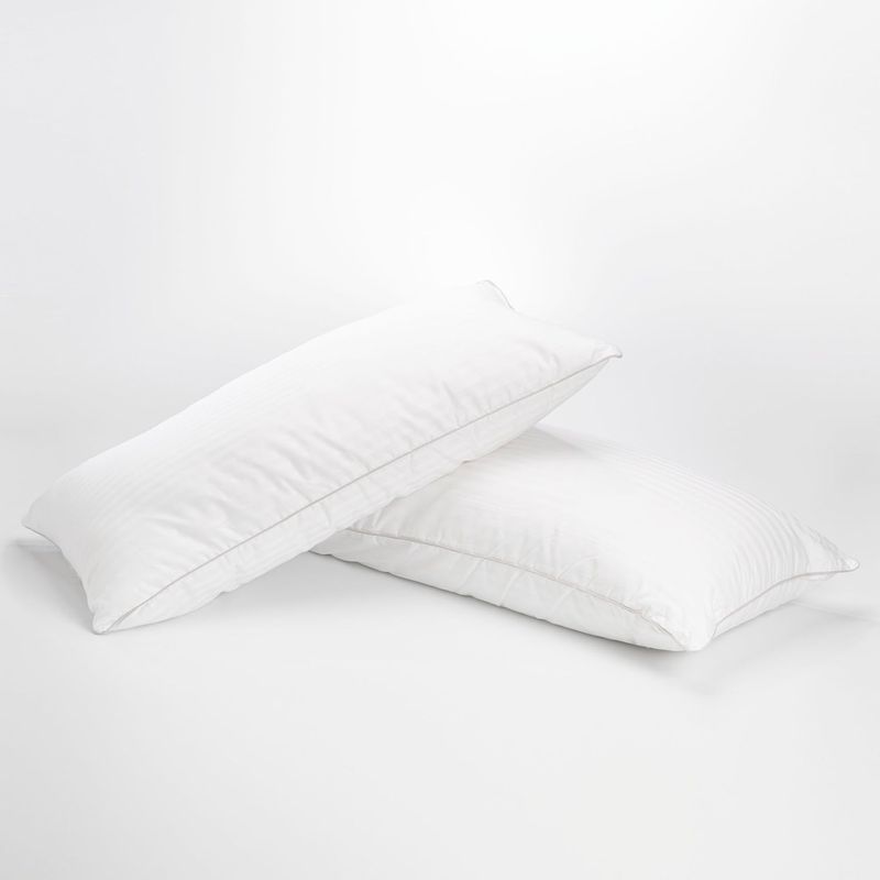 BASEMENT HOME - Almohada Set X2 de Microfibra, Firmeza Suave 50 X 90 cm Basement Home Elite King