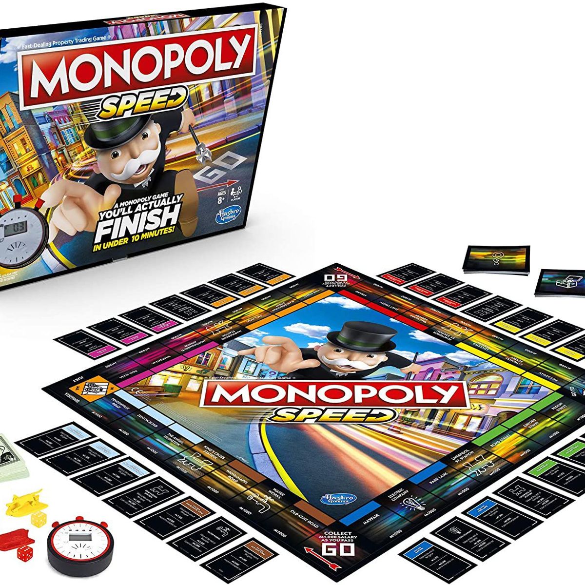 GENERICO - Monopoly Monopolio Speed Veloz Español De Hasbro.