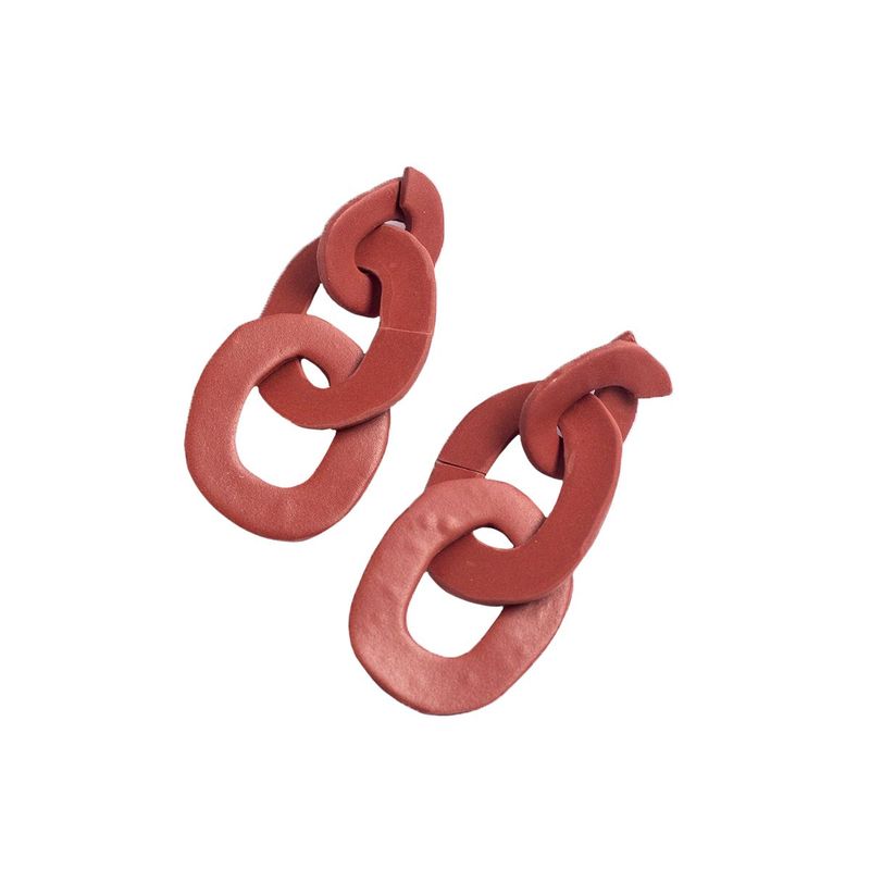 MUCURA JEWELRY - Aretes Lau Pantoja Terracota Múcura