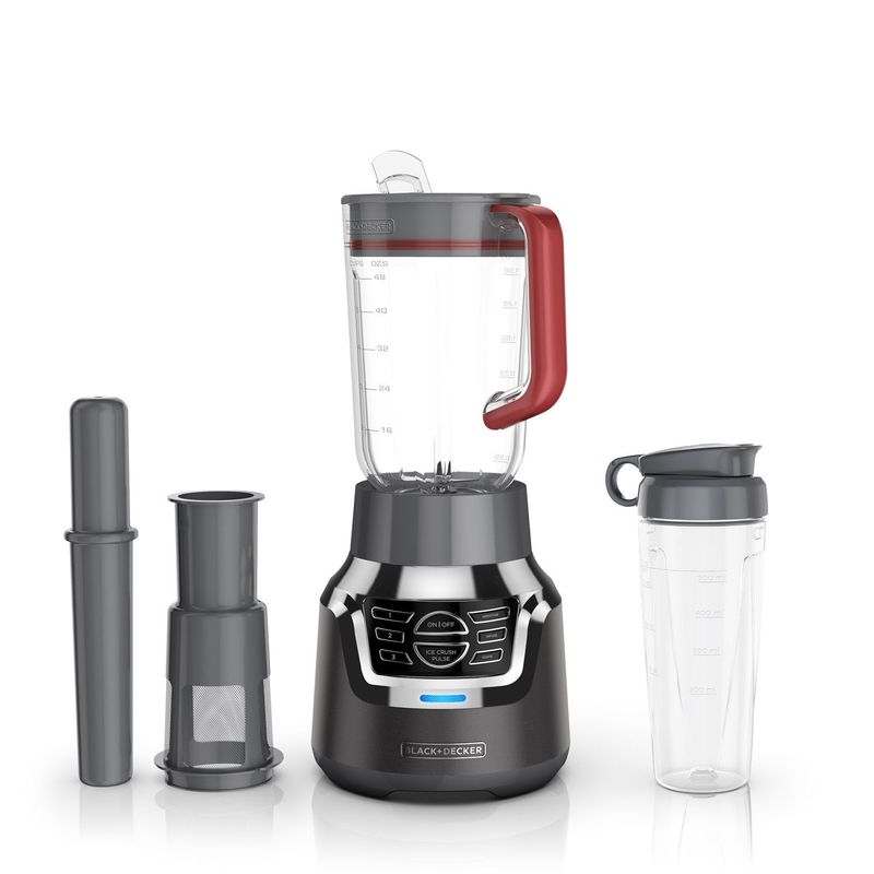 BLACK+DECKER - Licuadora Black&Decker Sistema de Licuado con Infusor 3 Velocidades  900 W 