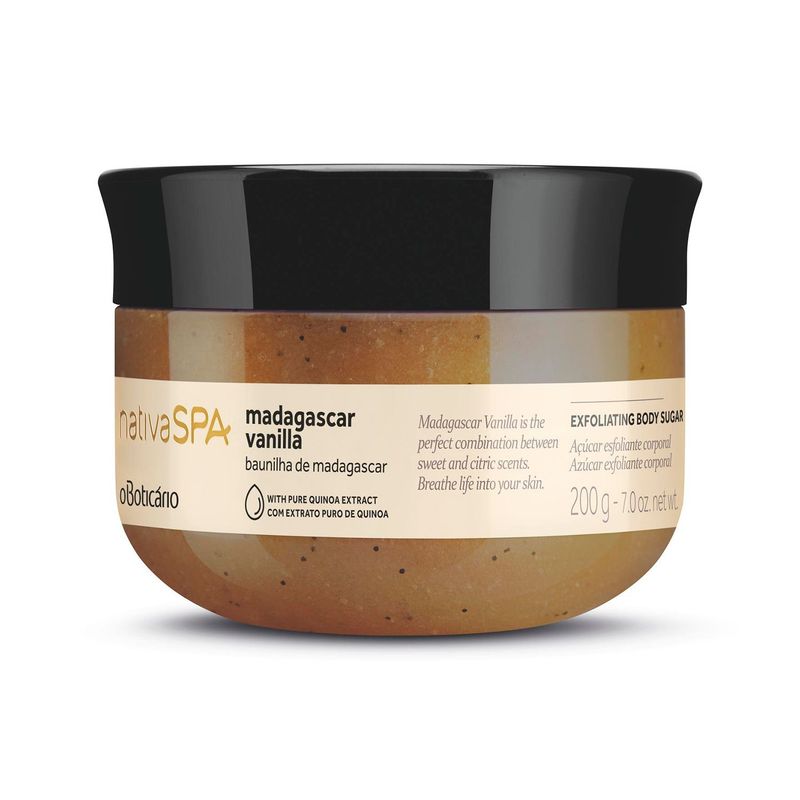 NATIVA SPA - Exfoliante Vainilla de Madagascar Nativa Spa para Piel Normal 200 g