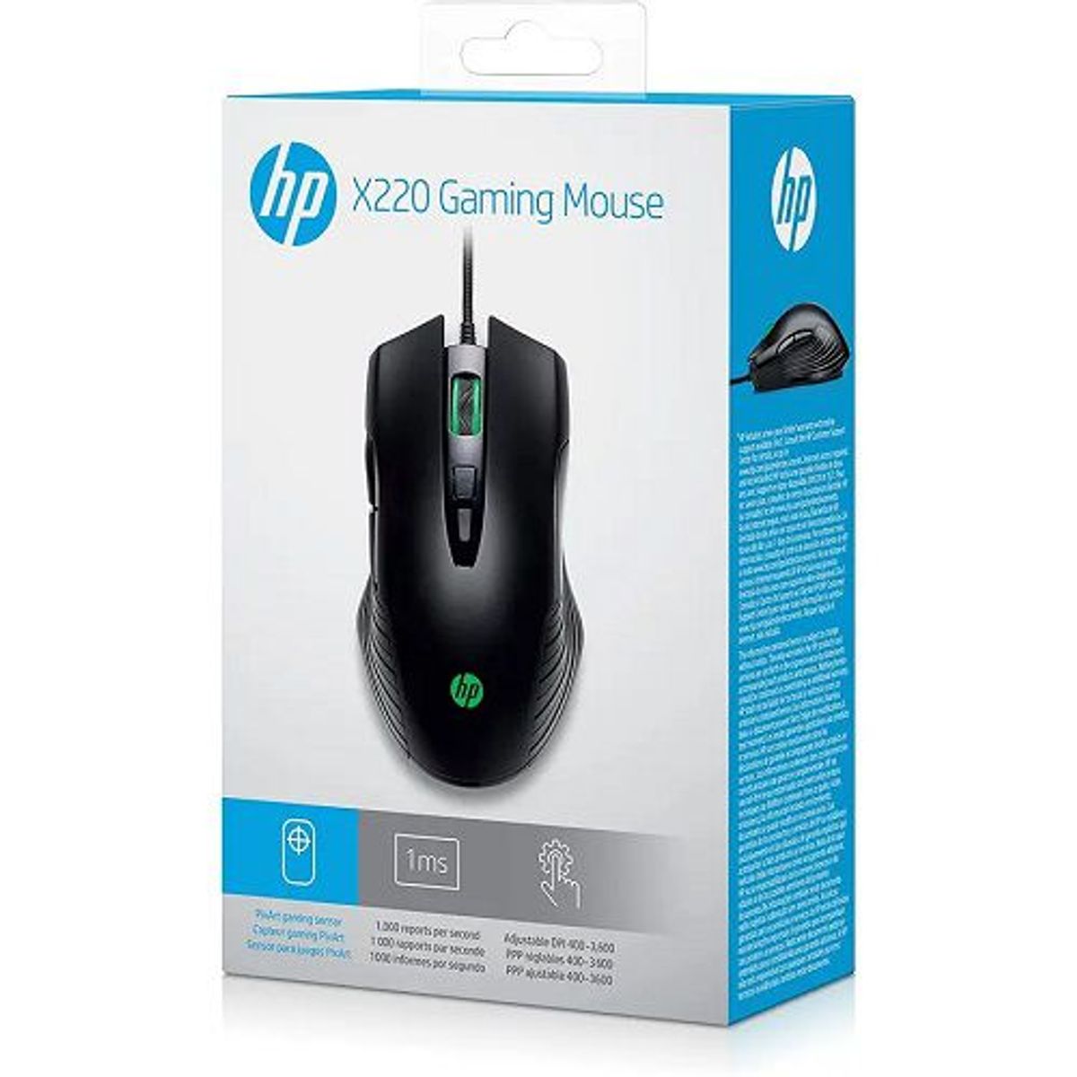HP - Mouse Retroiluminado Gaming HP X220