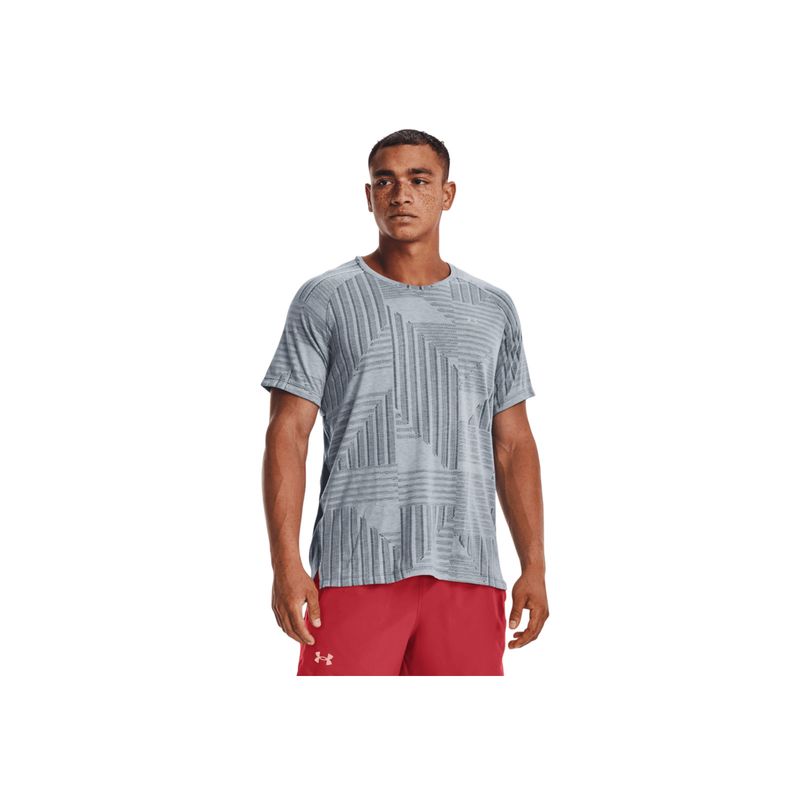 UNDER ARMOUR - Camiseta Hombre Under Armour STREAKER DECO DIA Azul UNDER ARMOUR