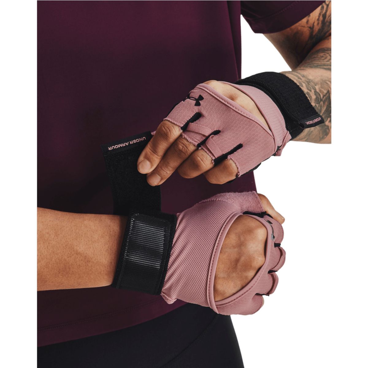 UNDER ARMOUR - Guantes Mujer Under Armour WS WEIGHTLIFTING GL Rosado UNDER ARMOUR