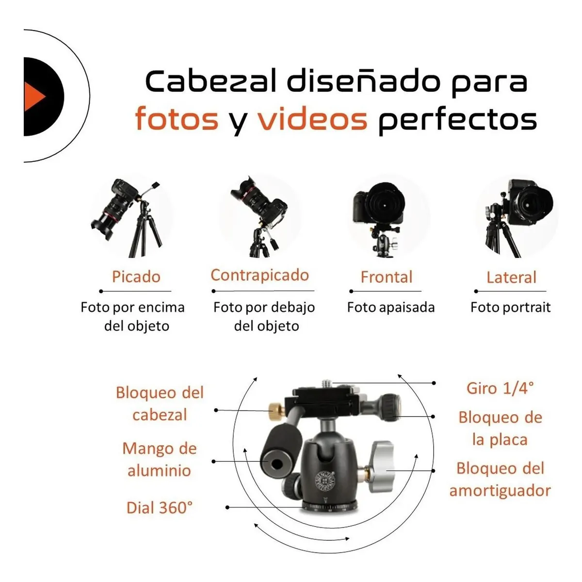 LINKON - Tripode Camara Celular Video Tr3pod 170 + Adaptador Celular-