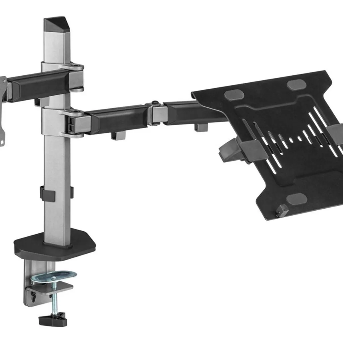 LINKON - Soporte Brazo Doble Monitor Portatil Linkon Escritorio Lujo