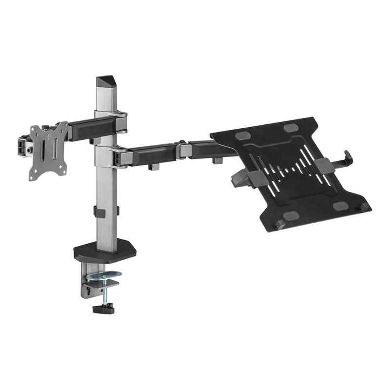 LINKON - Soporte Brazo Doble Monitor Portatil Linkon Escritorio Lujo-