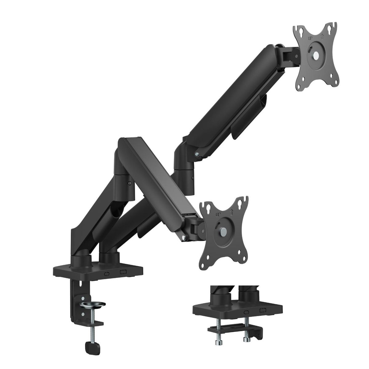 LINKON - Soporte Doble Monitor Linkon 9 Kg Por Soporte
