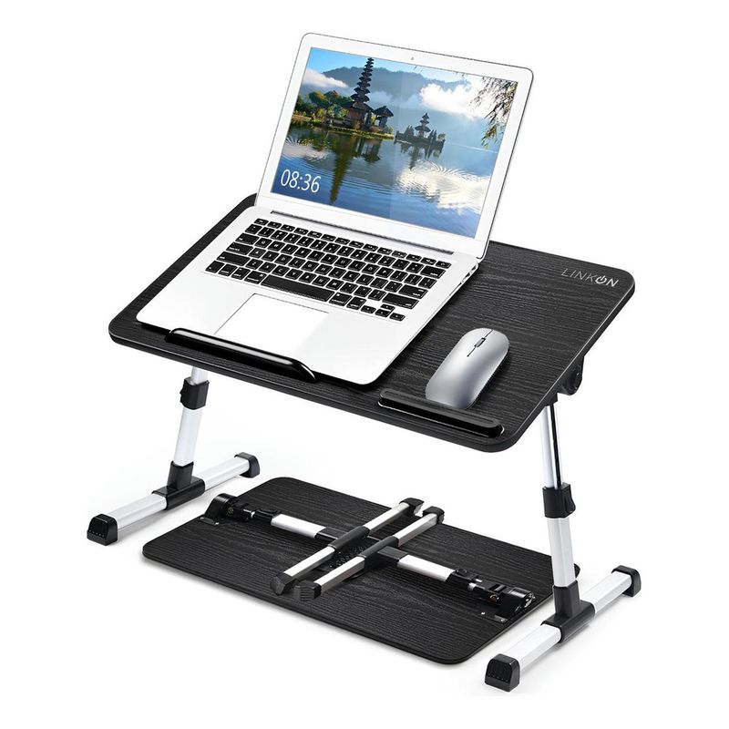 LINKON - Mesa De Cama Portatil Multifuncional Plegable Ajustable