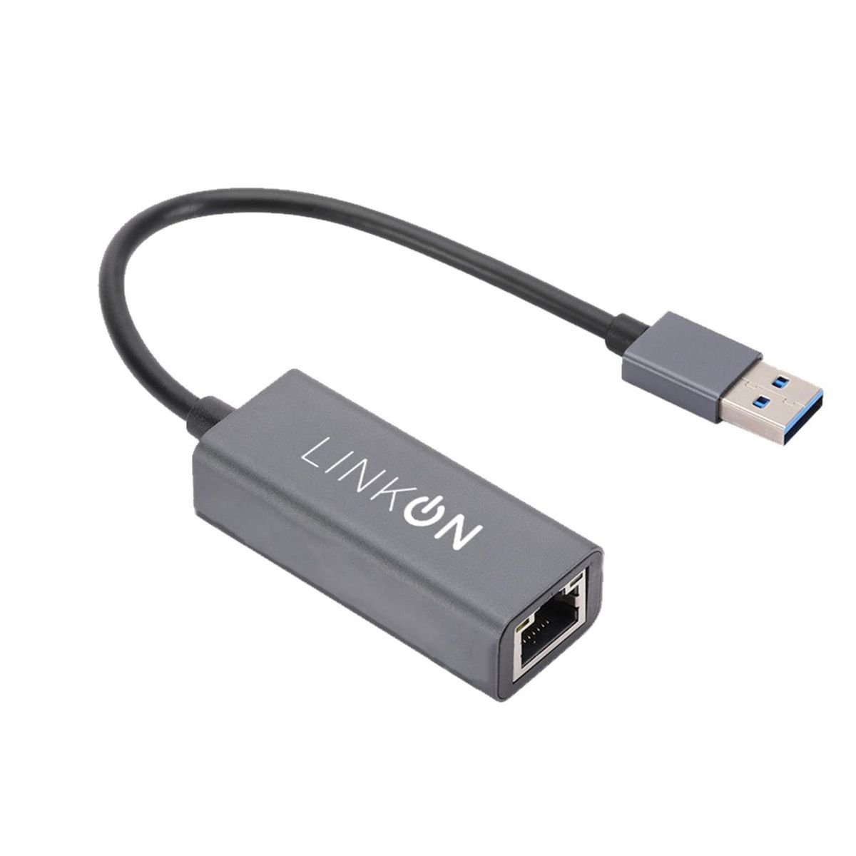 LINKON - Adaptador Usb A Rj45 Cable Red Linkon Ethernet 10/100/1000-