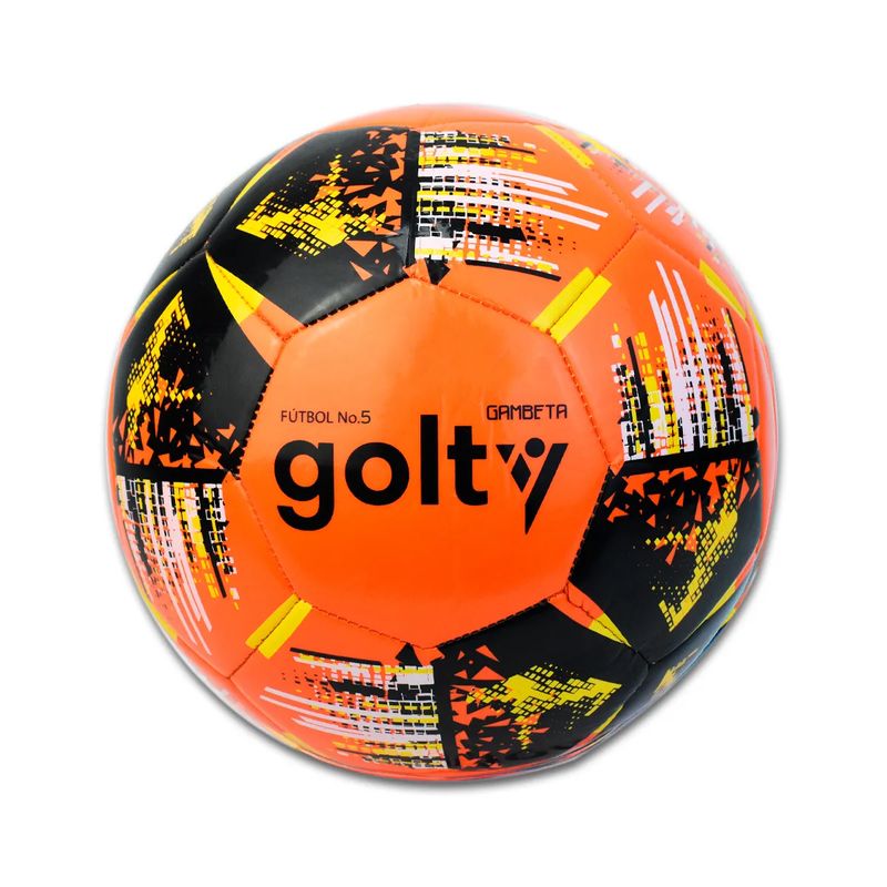 GOLTY - BALÓN DE FÚTBOL PARA NIÑOS GOLTY GAMBETA III No5 NARANJA