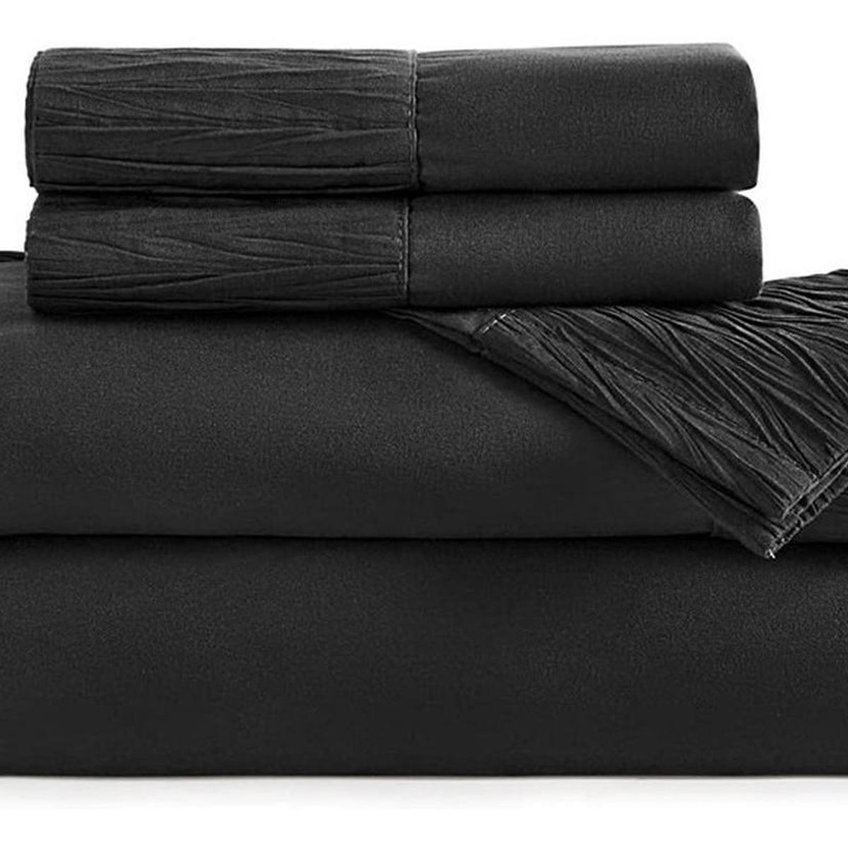 CASATUA - Sabanas King Hotel Suave 1800 Casatua + 2 Fundas Almohada - Negro