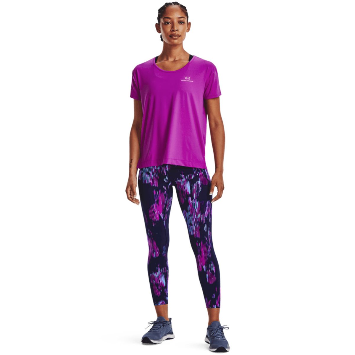 UNDER ARMOUR - Camiseta Mujer Under Armour RUSH ENERGY SS Purpura UNDER ARMOUR.