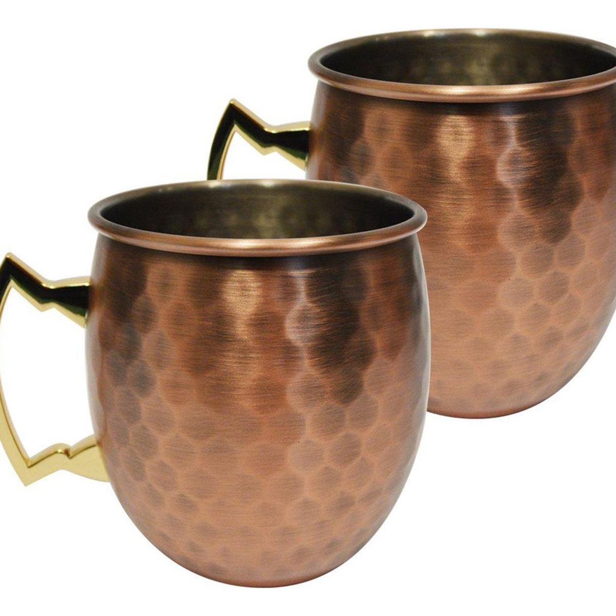 CASATUA - Vasos Cobre Moscow Mule Vintage Set De 2 Mugs Casatua 500ml-