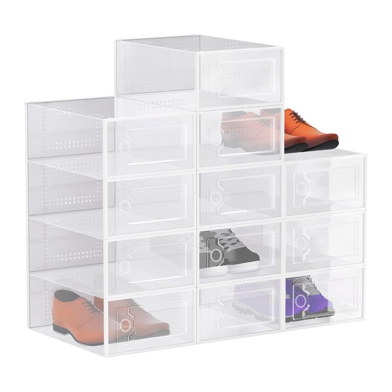 FITNICS - Caja Organizadora Zapatos Set X4 Banhaus Zapatero Apilable