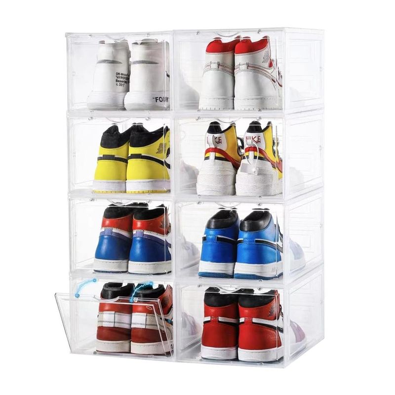 CASATUA - Caja Organizadora De Zapatos Set X2 Banhaus Apilable Premium-