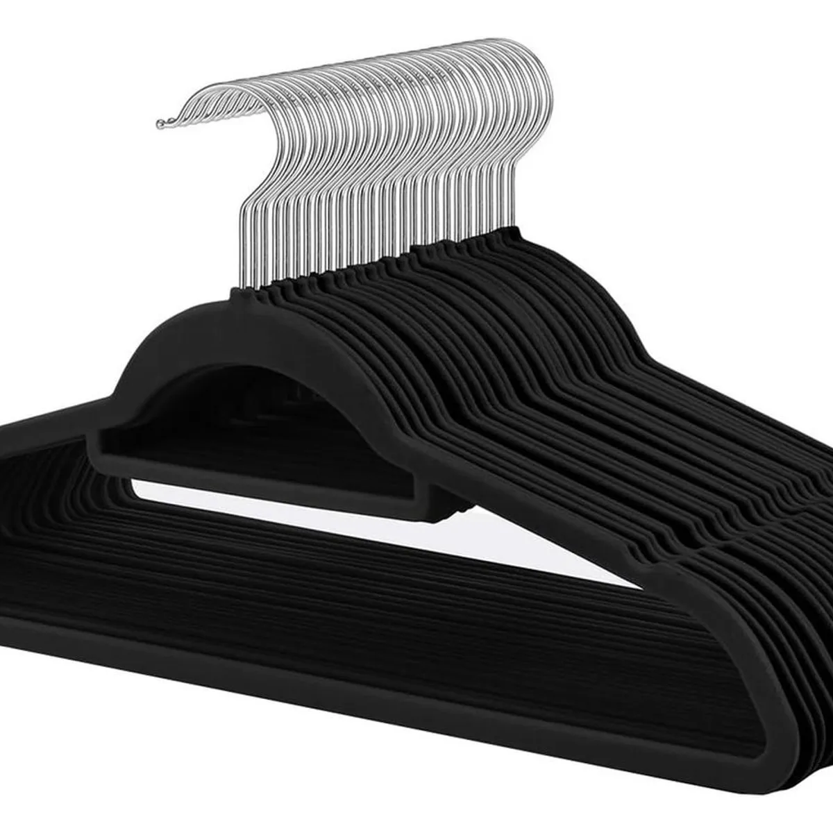 CASATUA - Ganchos De Ropa Casatua X20 Terciopelo Antideslizante