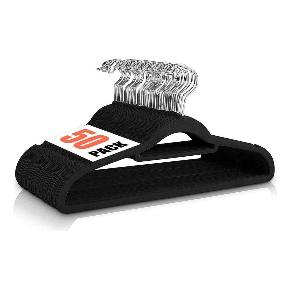 CASATUA - Ganchos De Ropa Casatua X50 Terciopelo Antideslizante-