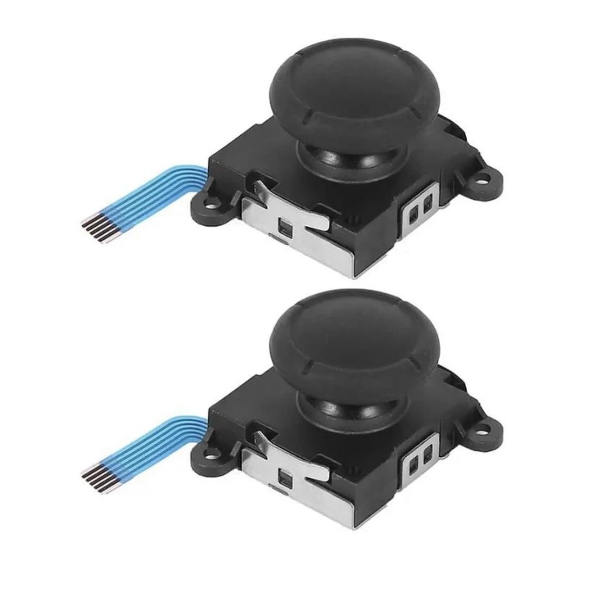 GENERICO - 2 Joystick Análogo Repuesto Para Joycon Para Switch Negro