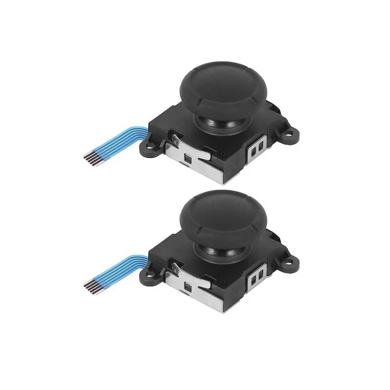 GENERICO - 2 Joystick Análogo Repuesto Para Joycon Para Switch Negro