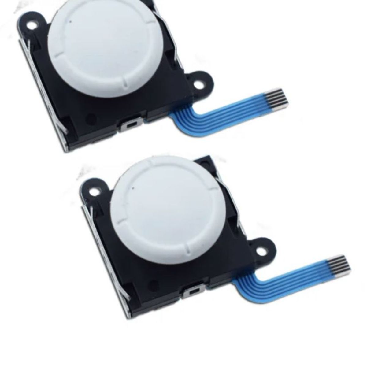GENERICO - 2 Joystick Análogo Repuesto Para Joycon Para Switch Blanco