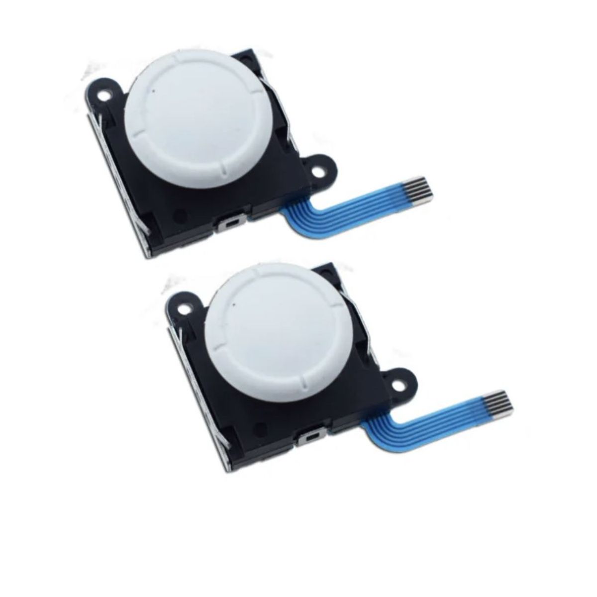 GENERICO - 2 Joystick Análogo Repuesto Para Joycon Para Switch Blanco
