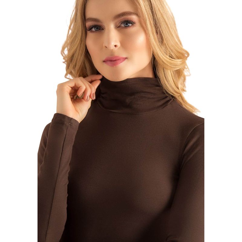 RAGGED - Basica Casual Cuello Tortuga Café Ragged