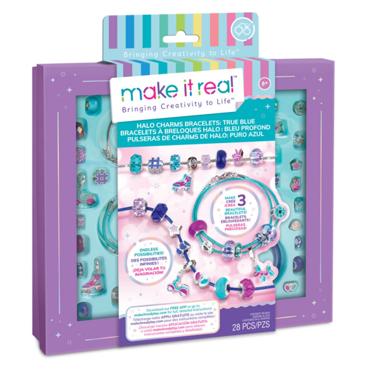 MAKE IT REAL - PULSERAS DIJES AZUL