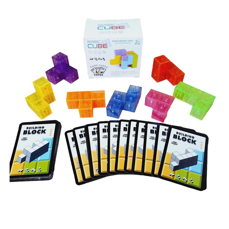 GENERICO - Cubo Soma Magnetico Puzzle Cube Destreza Mental  Tarjetas