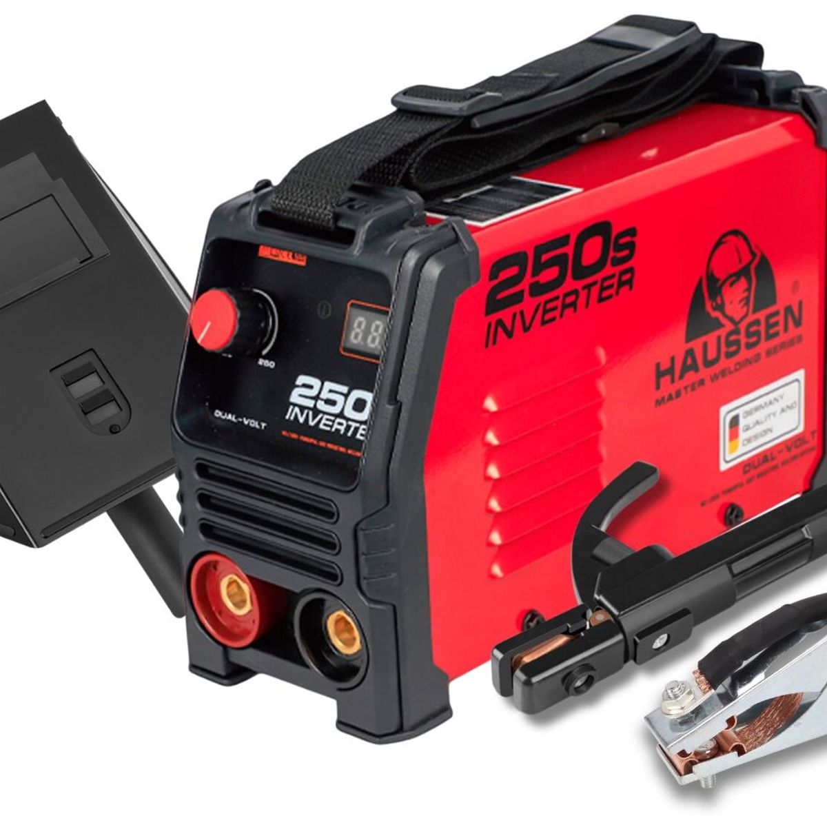 HAUSSEN - Equipo de soldadura 250s inversor mini 110v220v marca HAUSSEN