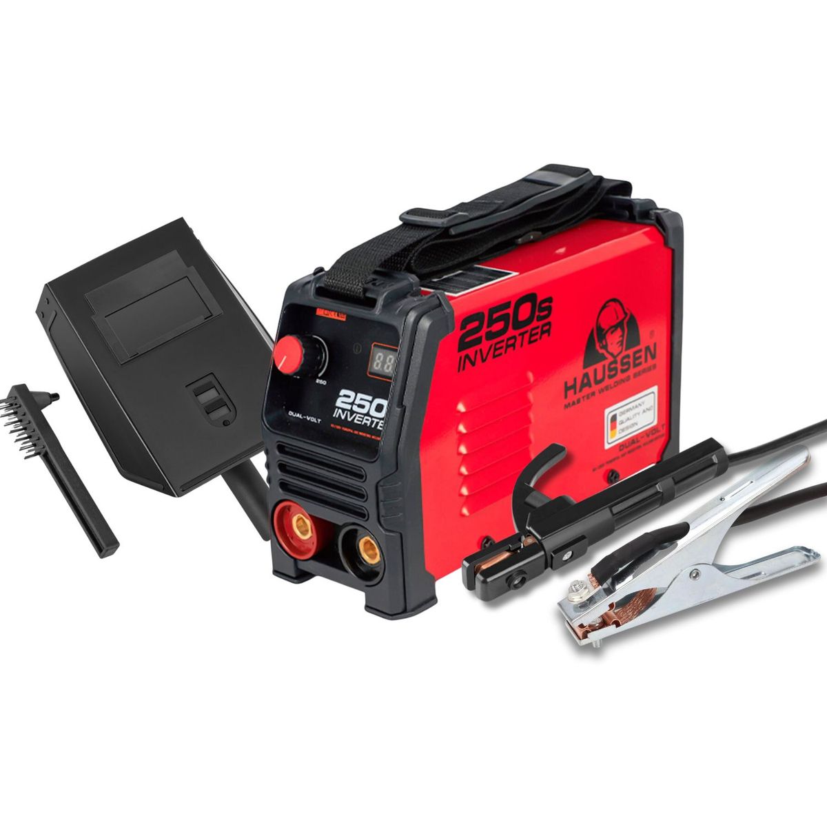 HAUSSEN - Equipo de soldadura 250s inversor mini 110v220v marca HAUSSEN