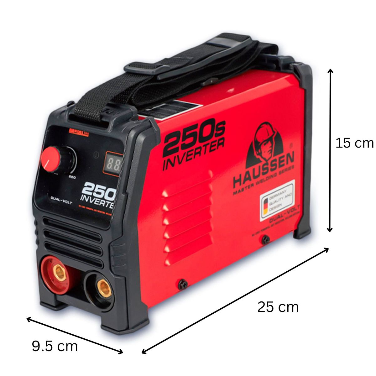 HAUSSEN - Equipo de soldadura 250s inversor mini 110v220v marca HAUSSEN