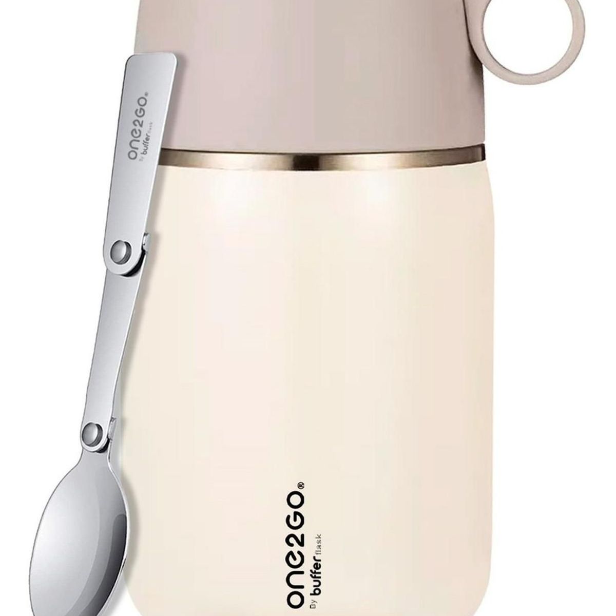 BUFFER FLASK - Termo Comida Y Liquido One2go Multiproposito 700ml  Cuchara.-