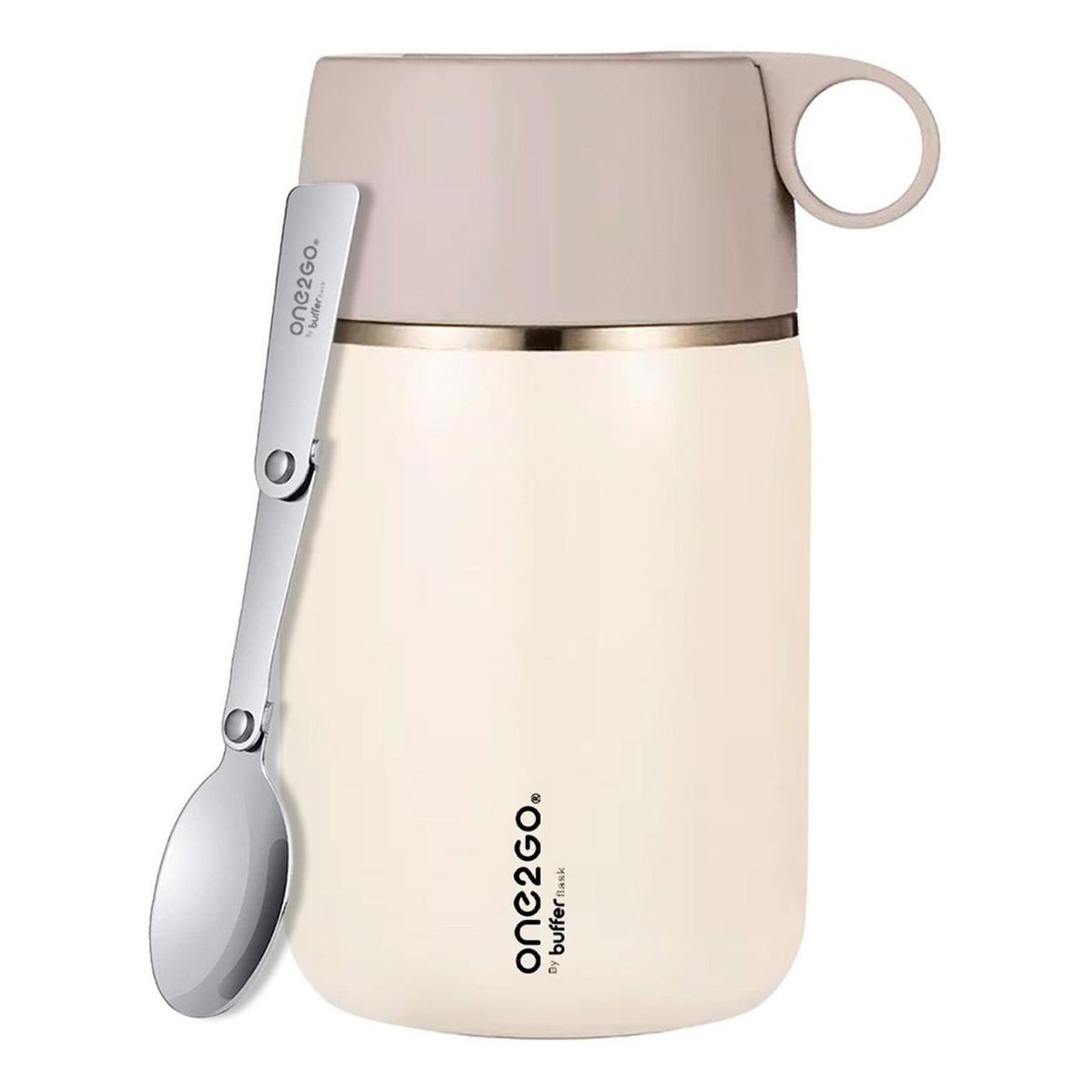 BUFFER FLASK - Termo Comida Y Liquido One2go Multiproposito 700ml  Cuchara.-