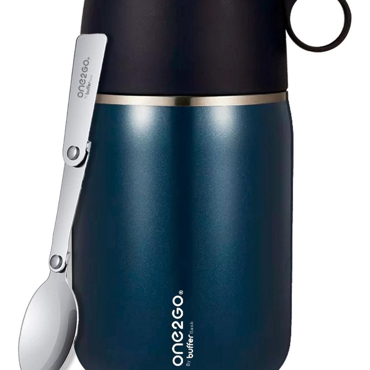 BUFFER FLASK - Termo Comida Y Liquido One2go Multiproposito 700ml  Cuchara.-