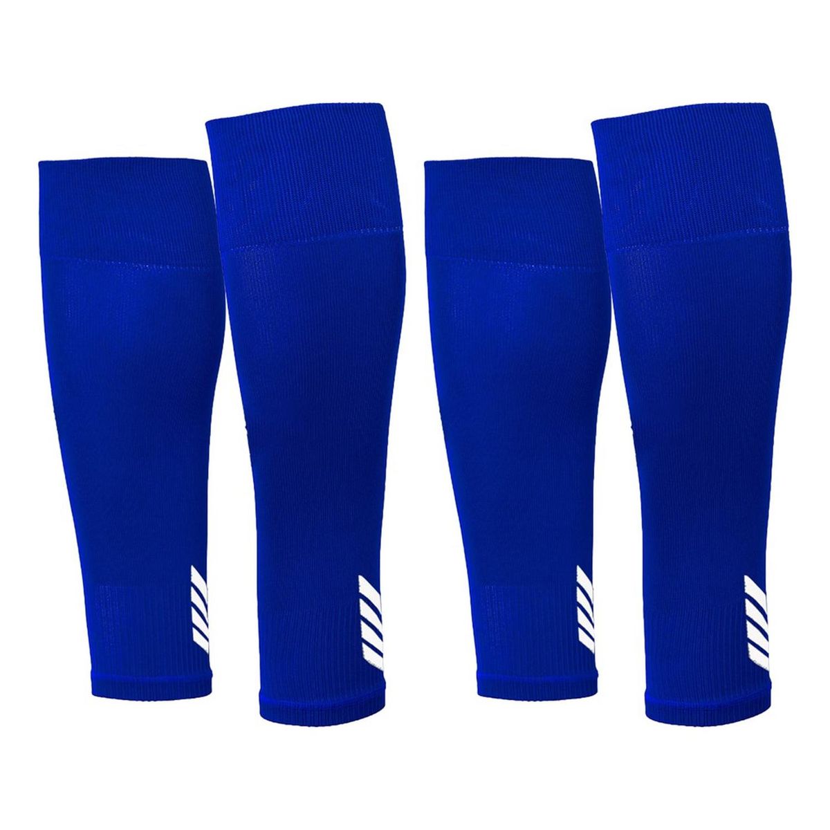 FITNICS - Medias Futbol Deportivas Sin Pie Pantorrillera Fitnics Set 2 - Azul