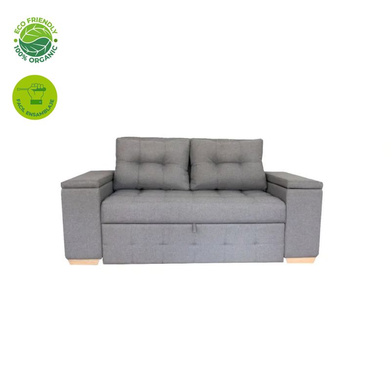 GENERICO - SÓFA CAMA  DRAKO SOFA BED FOR LIVING ROOM WITH OAK LEGS