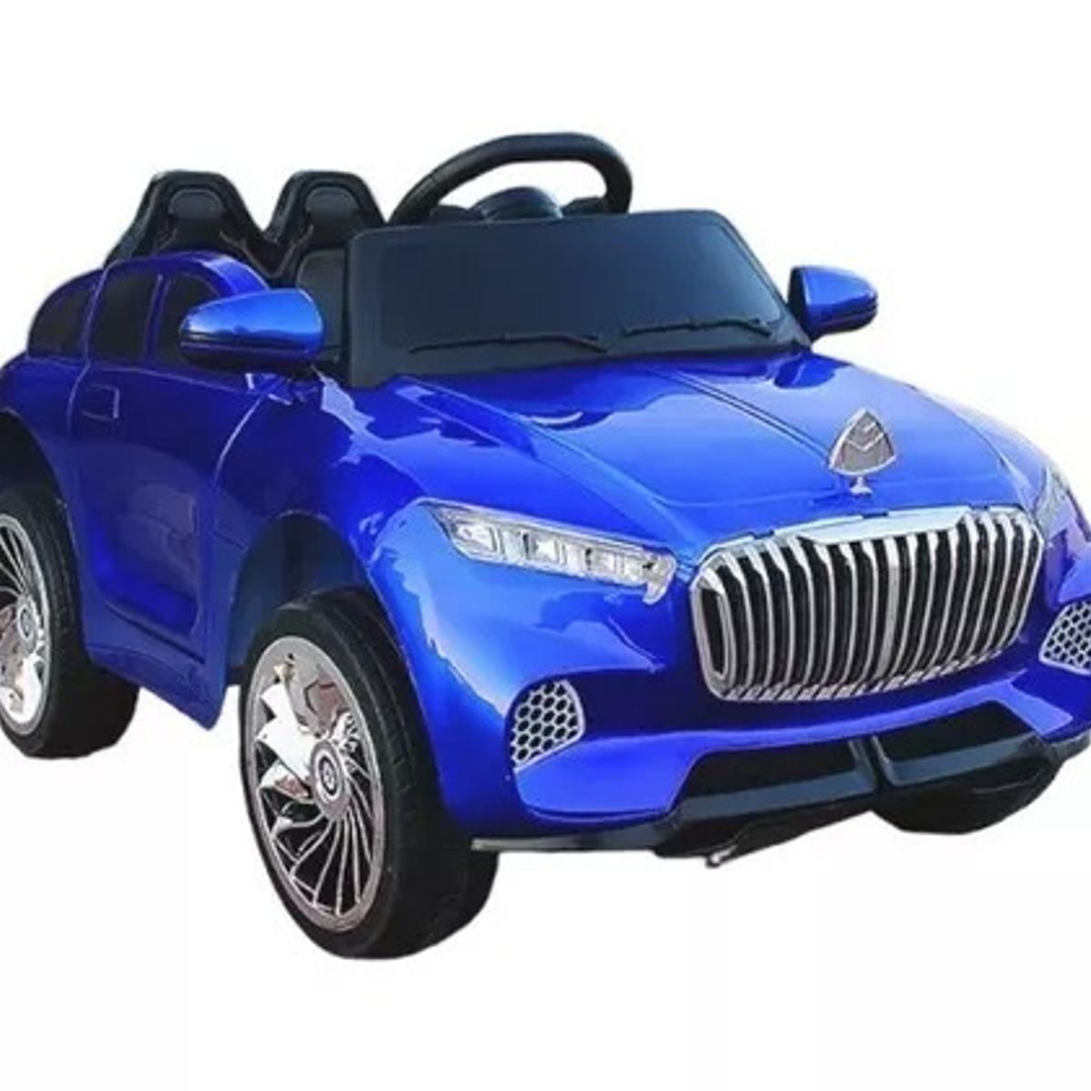 KIDSHOP - Carro Electrico Niño Recargable Montable QM688T Azul