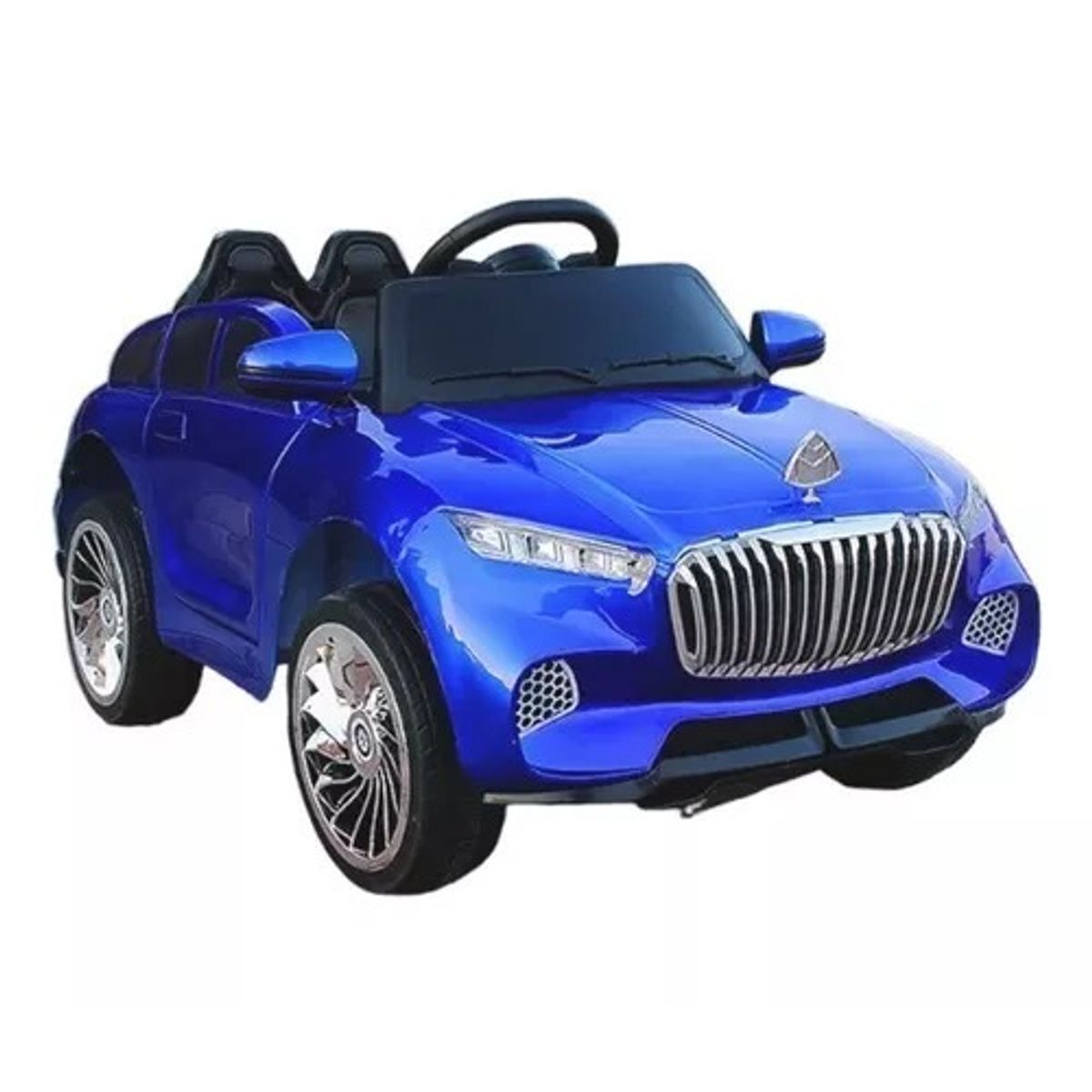 KIDSHOP - Carro Electrico Niño Recargable Montable QM688T Azul