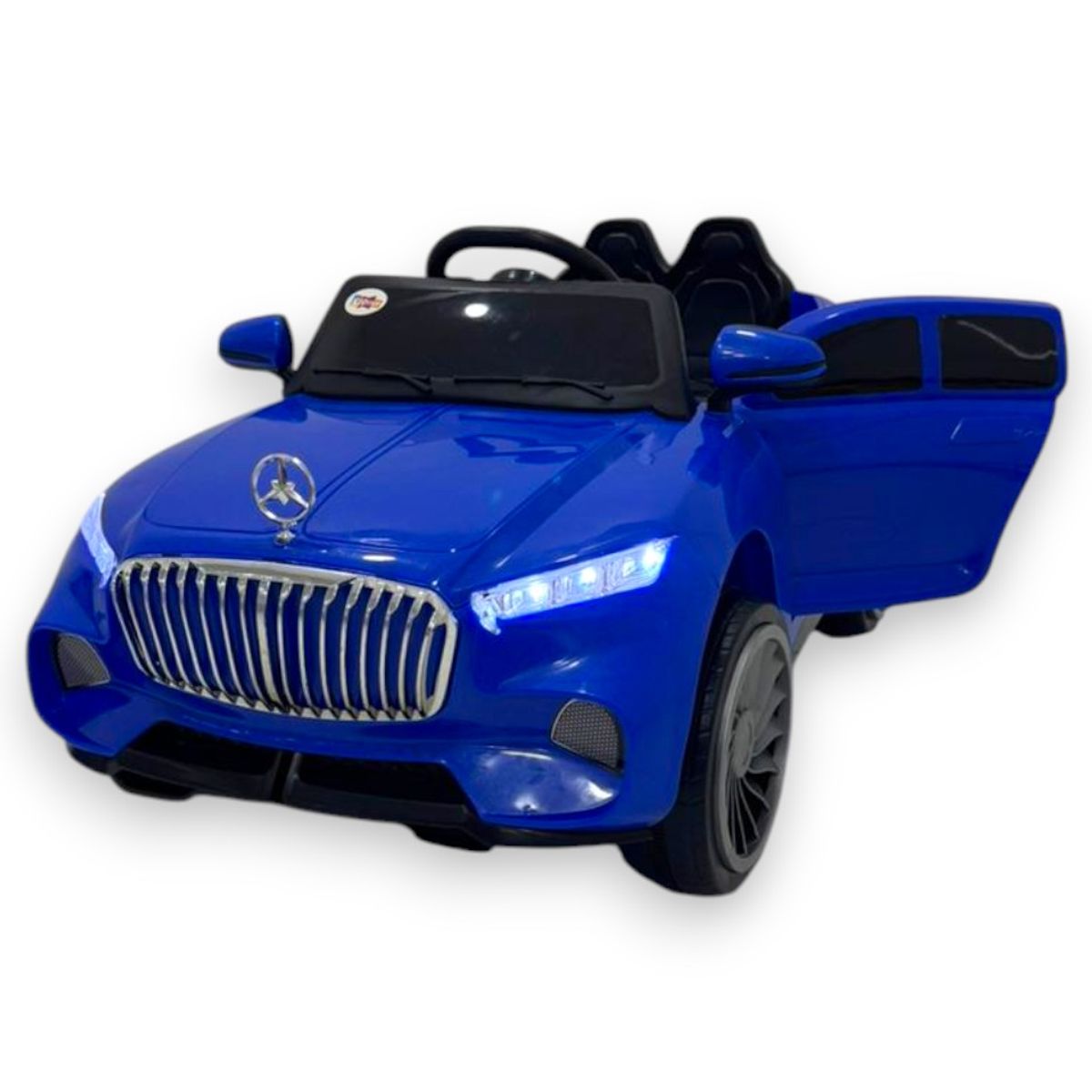 KIDSHOP - Carro Electrico Niño Recargable Montable QM688T Azul