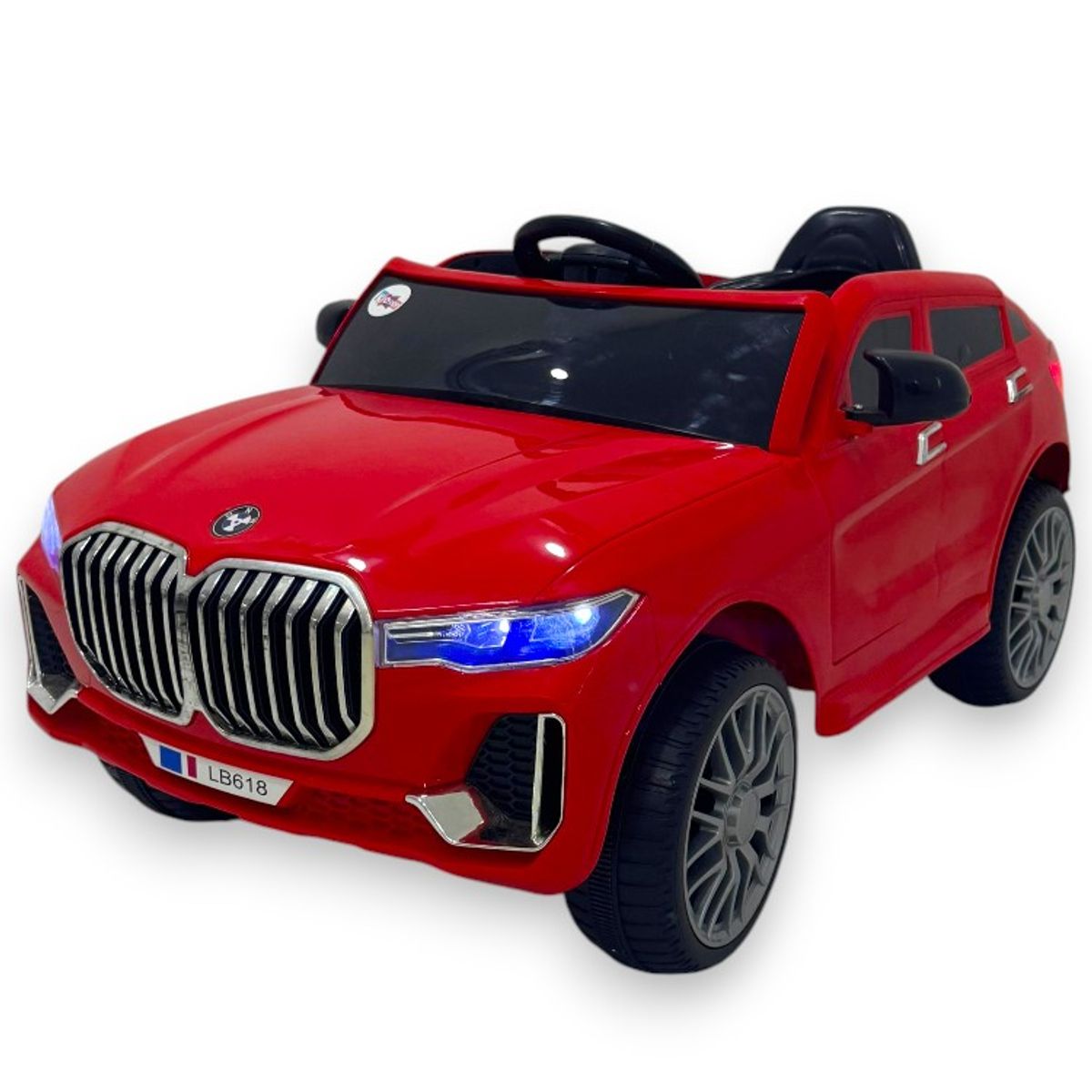 KIDSHOP - Carro Electrico Niño Recargable Montable QM688T Rojo