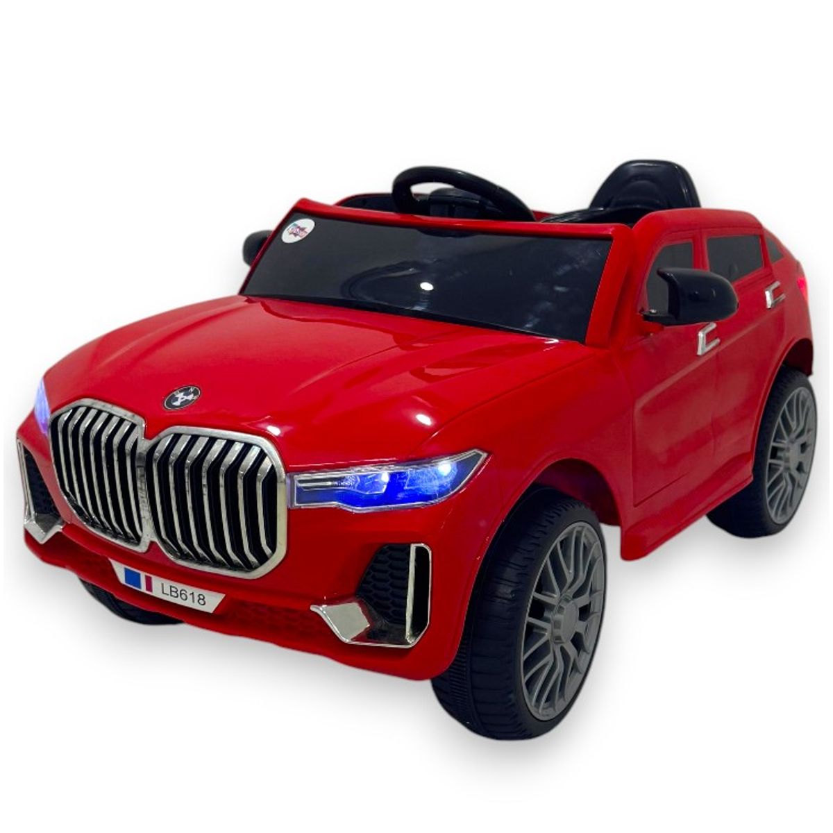 KIDSHOP - Carro Electrico Niño Recargable Montable QM688T Rojo