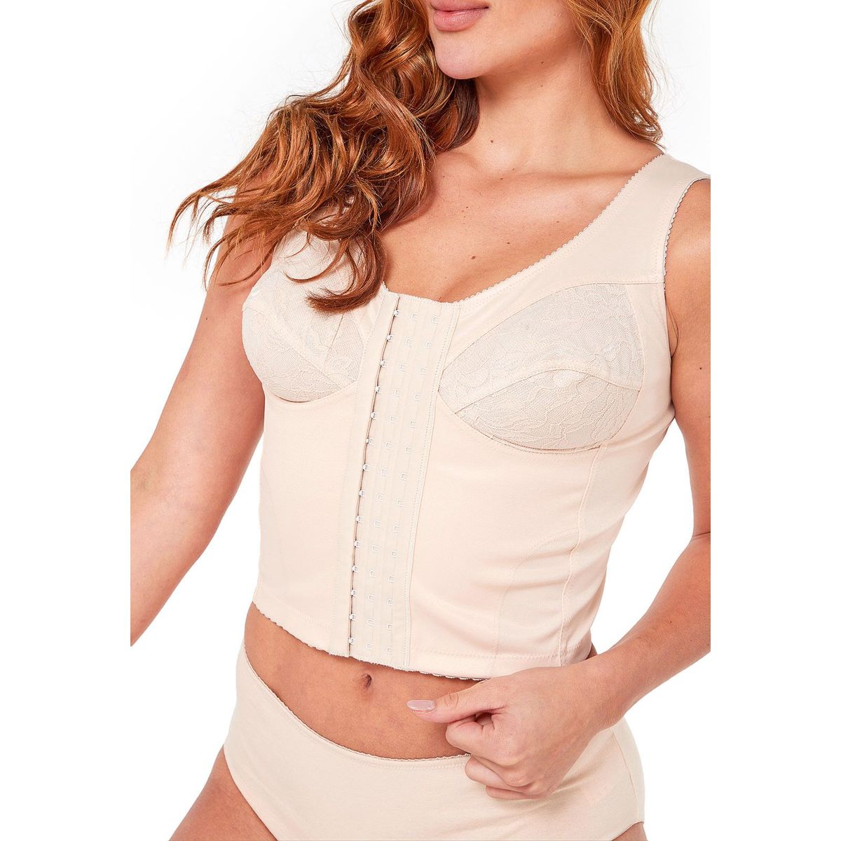 SANTANA - Brasier Mujer Control Abdomen y Espalda Santana Beige