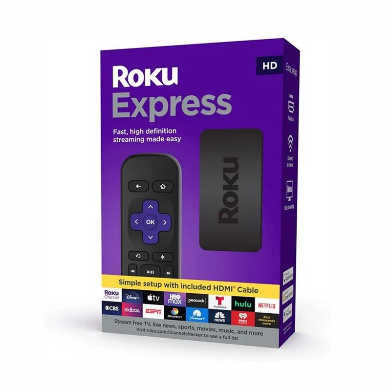 ROKU - Roku Express Hd Streaming Comando Voz Original Sellado