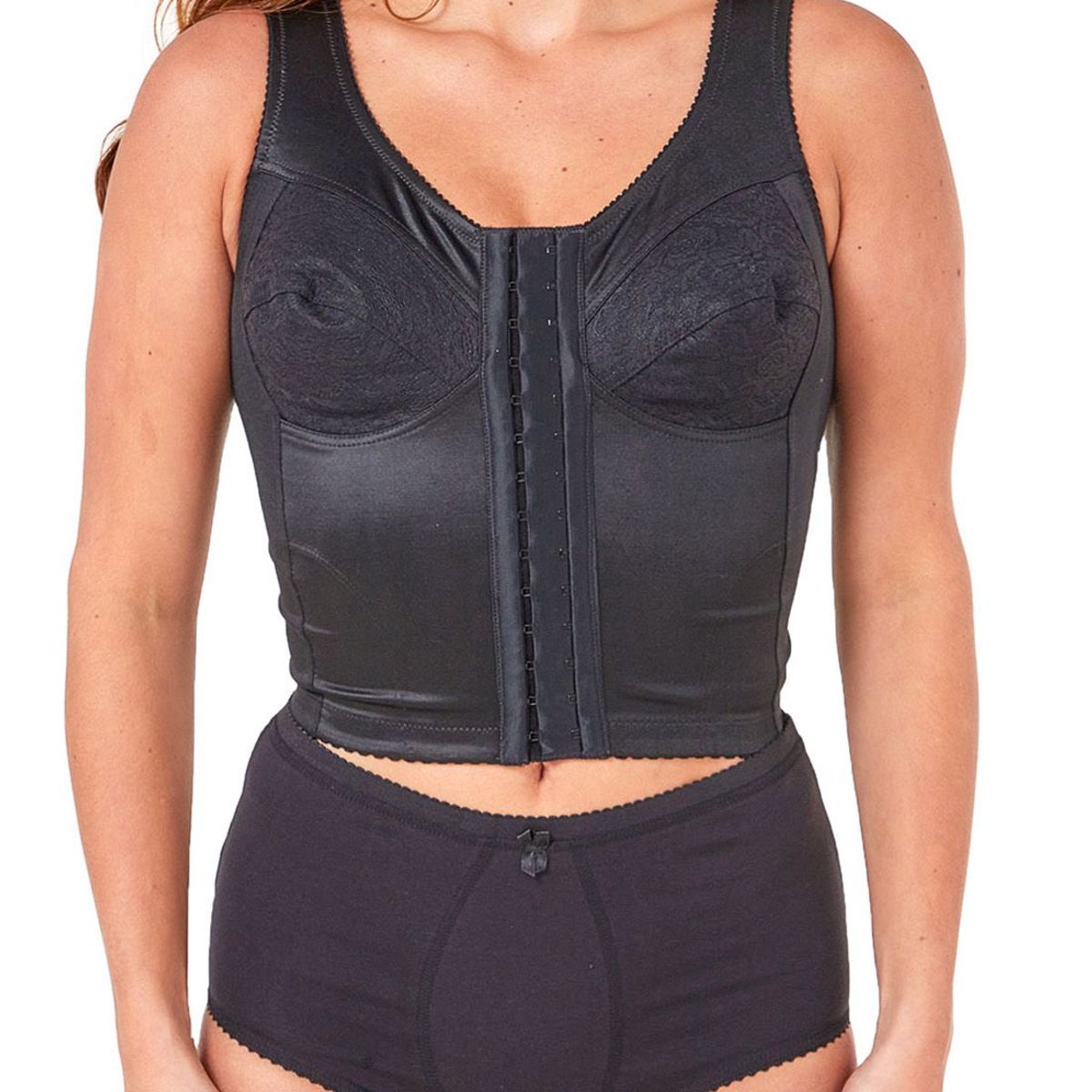 SANTANA - Brasier Mujer Control Abdomen y Espalda Santana Negro